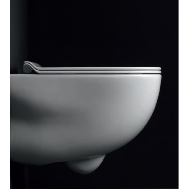 Bloc WC Blanc suspendu avec abattant - CRISTINA ONDYNA WWL3060