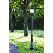 Lampadaire Avenue 3 N°7 LED Warm Patine vert de gris 008 Diffuseur opale - PRADIER 103130008 
