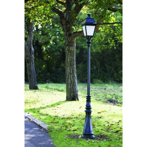 Lampadaire Avenue 3 N°7 LED Warm Vert 067 Diffuseur opale - PRADIER 103130067 
