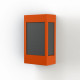Applique Brick² N°1 PMMA noir Orangé pur 014 - PRADIER 108004014