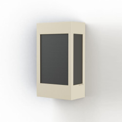 Applique Brick² N°1 PMMA noir Sable 053 - PRADIER 108004053 