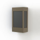Applique Brick² N°1 PMMA noir Grès 054 - PRADIER 108004054