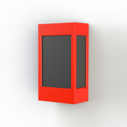 Applique Brick² N°1 PMMA noir Rouge signalisation 056 - PRADIER 108004056 