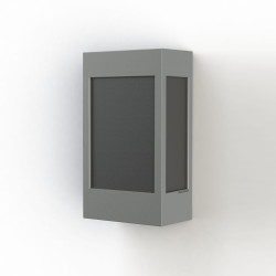 Applique Brick² N°1 PMMA noir Gris soie 105 - PRADIER 108004105 