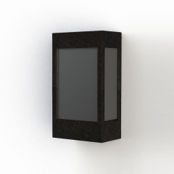 Applique Brick² N°1 PMMA noir Aluminium anodisé noir 144 - PRADIER 108004144 