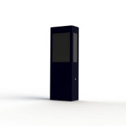 Applique Brick² N°2 PMMA noir Bleu acier 065 - PRADIER 108005065 