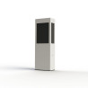 Applique Brick² N°2 PMMA noir Blanc pur 101 - PRADIER 108005101 