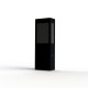 Applique Brick² N°2 PMMA noir Noir velours 113 - PRADIER 108005113