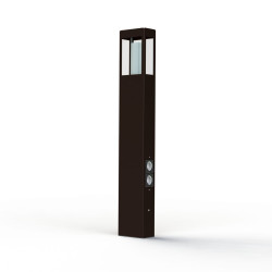 Borne Brick² N°4 prise Rouille 046 - PRADIER 108009046 