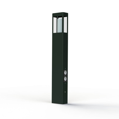 Borne Brick² N°4 prise Gris ardoise 059 - PRADIER 108009059 