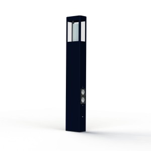 Borne Brick² N°4 prise Bleu acier 065 - PRADIER 108009065 