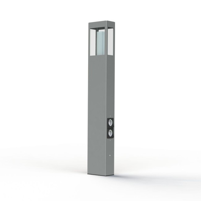 Borne Brick² N°4 prise Gris soie 105 - PRADIER 108009105 