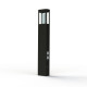 Borne Brick² N°4 prise Gris noir 107 - PRADIER 108009107