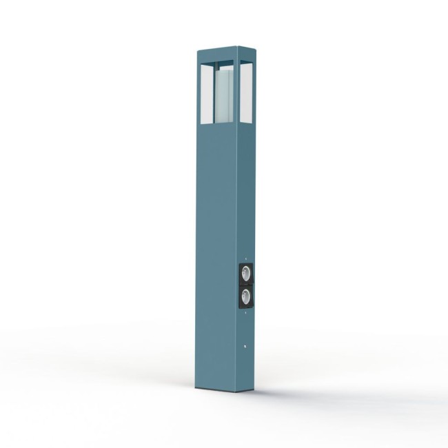 Borne Brick² N°4 prise Bleu 111 - PRADIER 108009111 