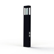 Borne Brick² N°4 prise Noir velours 113 - PRADIER 108009113 