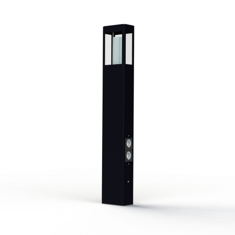 Borne Brick² N°4 prise Noir velours 113 - PRADIER 108009113 