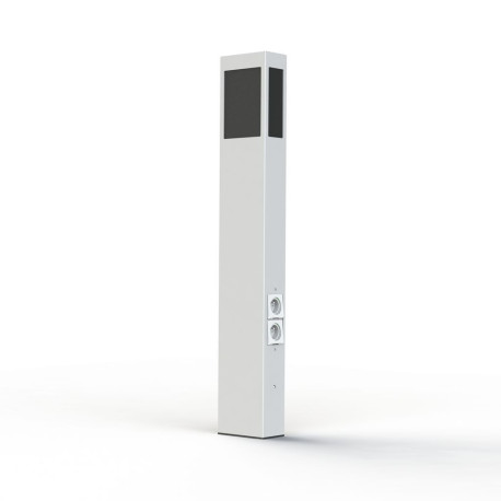 Borne Brick² N°4 PMMA noir prise Blanc 001 - PRADIER 108012001 