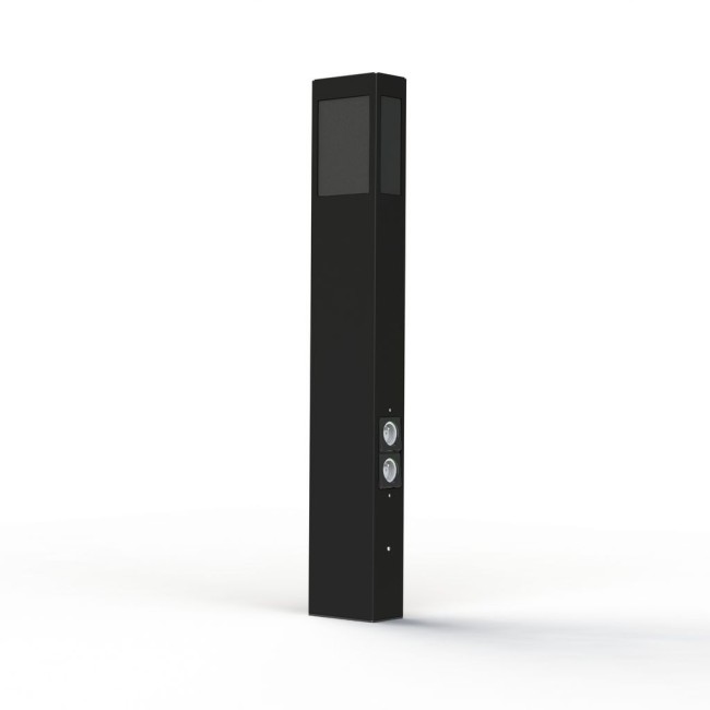 Borne Brick² N°4 PMMA noir prise Gris anthracite 006 - PRADIER 108012006 