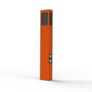 Borne Brick² N°4 PMMA noir prise Orangé pur 014 - PRADIER 108012014 