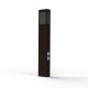 Borne Brick² N°4 PMMA noir prise Rouille 046 - PRADIER 108012046