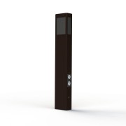 Borne Brick² N°4 PMMA noir prise Rouille 046 - PRADIER 108012046 