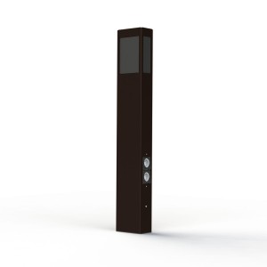 Borne Brick² N°4 PMMA noir prise Rouille 046 - PRADIER 108012046 