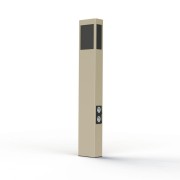 Borne Brick² N°4 PMMA noir prise Sable 053 - PRADIER 108012053 