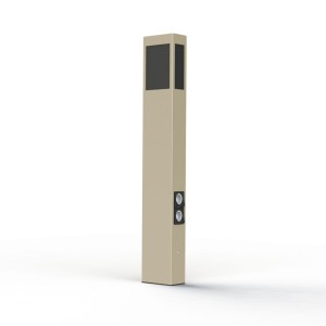 Borne Brick² N°4 PMMA noir prise Sable 053 - PRADIER 108012053 