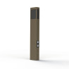 Borne Brick² N°4 PMMA noir prise Grès 054 - PRADIER 108012054 