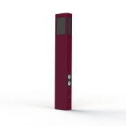 Borne Brick² N°4 PMMA noir prise Rouge vin 066 - PRADIER 108012066 