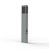 Borne Brick² N°4 PMMA noir prise Gris soie 105 - PRADIER 108012105