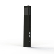 Borne Brick² N°4 PMMA noir prise Gris noir 107 - PRADIER 108012107 