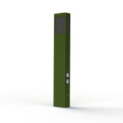 Borne Brick² N°4 PMMA noir prise Vert fougère 109 - PRADIER 108012109 