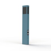 Borne Brick² N°4 PMMA noir prise Bleu 111 - PRADIER 108012111 