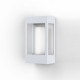 Applique Brick² N°1 Classe 3 Diffuseur clair Blanc 001 - PRADIER 108015001