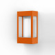 Applique Brick² N°1 Classe 3 Diffuseur clair Orange 014 - PRADIER 108015014