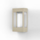 Applique Brick² N°1 Classe 3 Diffuseur clair Sable 053 - PRADIER 108015053
