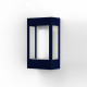 Applique Brick² N°1 Classe 3 Diffuseur clair Bleu 065 - PRADIER 108015065