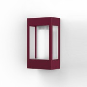 Applique Brick² N°1 Classe 3 Diffuseur clair Rouge vin 066 - PRADIER 108015066 