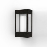 Applique Brick² N°1 Classe 3 Diffuseur clair Aluminium anodisé noir 144 - PRADIER 108015144 