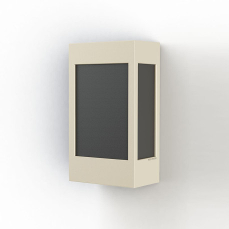 Applique Brick² N° 1 Classe 3 Diffuseur PMMA noir Sable 053 - PRADIER 108016053 