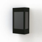 Applique Brick² N° 1 Classe 3 Diffuseur PMMA noir Gris 107 - PRADIER 108016107 