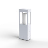 Borne Brick² N°2 Classe 3 Diffuseur clair Blanc 001 - PRADIER 108017001