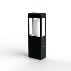 Borne Brick² N°2 Classe 3 Diffuseur clair Gris 059 - PRADIER 108017059 