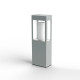 Borne Brick² N°2 Classe 3 Diffuseur clair Gris 105 - PRADIER 108017105