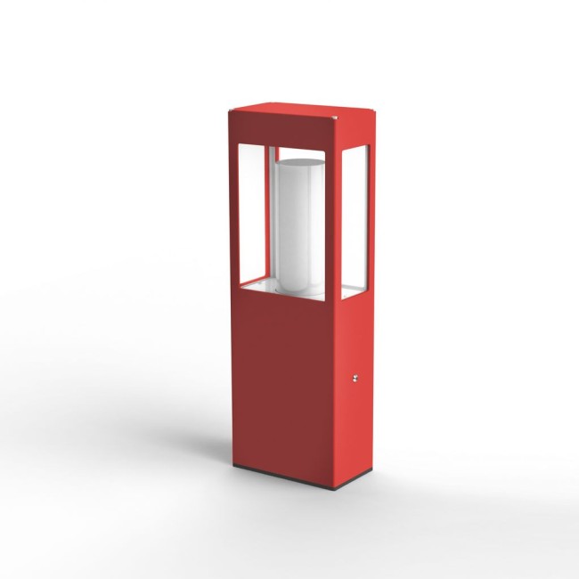 Borne Brick² N°2 Classe 3 Diffuseur clair Rouge 110 - PRADIER 108017110 