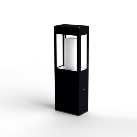 Borne Brick² N°2 Classe 3 Diffuseur clair Noir 113 - PRADIER 108017113 