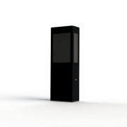 Borne Brick² N°2 Classe 3 Diffuseur PMMA noir Noir 113 - PRADIER 108018113 