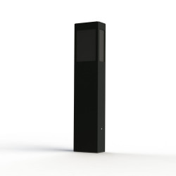 Borne Brick² N°3 Classe 3 Diffuseur PMMA noir Gris 006 - PRADIER 108020006 