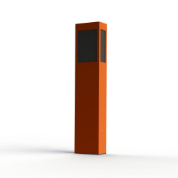 Borne Brick² N°3 Classe 3 Diffuseur PMMA noir Orange 014 - PRADIER 108020014 